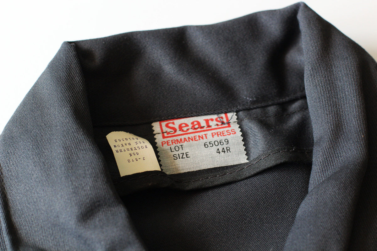 Vintage NOS 1960s Sears Gabardine Workwear Jacket - 44L / Large