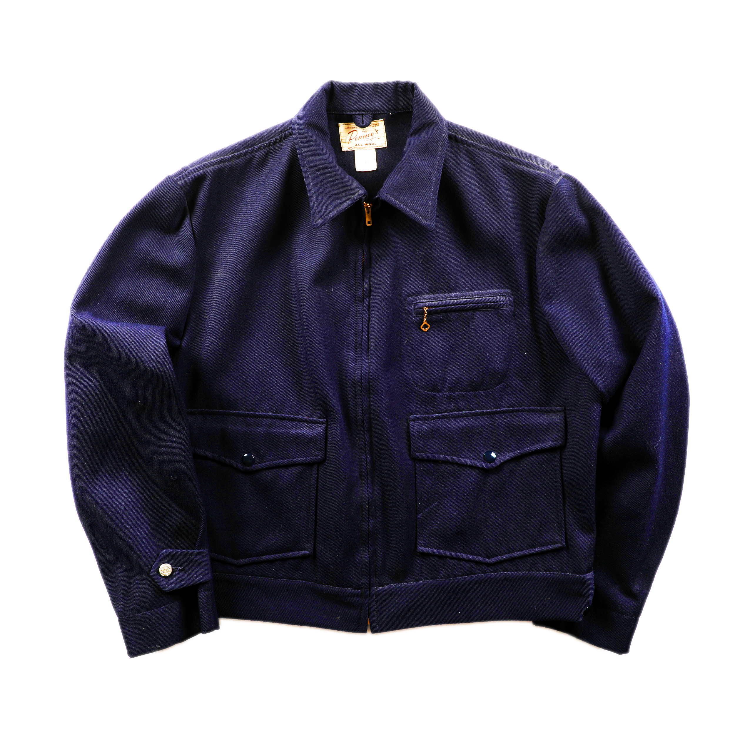 Vintage 1940s Fireman's Wool Jacket